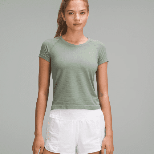 LULULEMON WOMEN'S SWIFTLY TECH SHORT SLEEVE 2.0 *RACE LENGTH - GREU GREY EUCALYPTUS 2