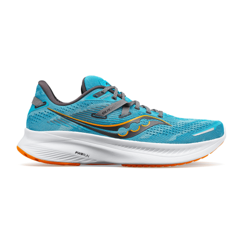 SAUCONY MEN'S GUIDE 16 - WIDE 2E - 25 AGAVE/MARIGOLD 7.0