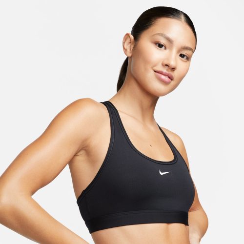 NIKE LIGHT SUPPORT SWOOSH BRA - 010 BLACK S