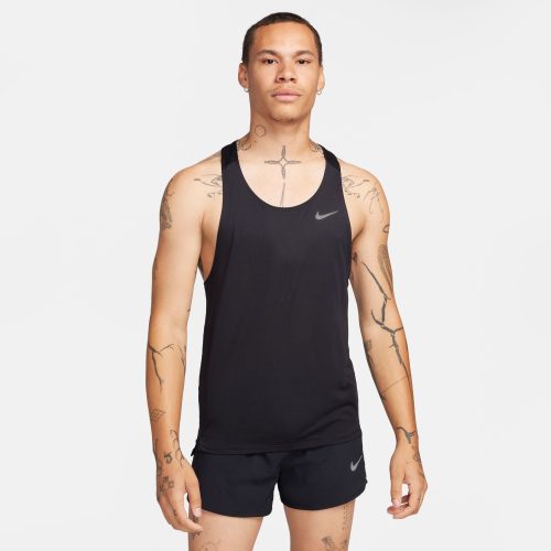 NIKE MEN'S DRI-FIT FAST SINGLET - 010 BLACK S