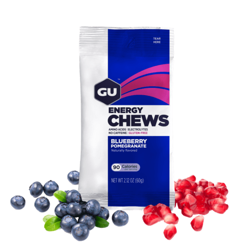 GU SPORTS GU ENERGY CHEWS PACK BLUE POM