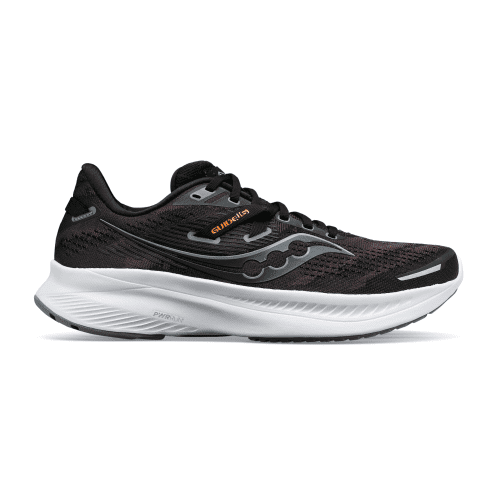 SAUCONY WOMEN'S GUIDE 16 - B - 05 BLACK/WHITE 5.0