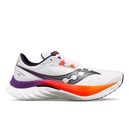 SAUCONY MEN'S ENDORPHIN SPEED 4 - D - 129 WHITE/VIZIORANGE 7.0