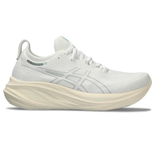 ASICS WOMEN'S NIMBUS 26 - B - 101 WHITE/WHITE 5.0