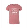 SARAH MARIE DESIGN STUDIO YOUTH LOVE CROSS COUNTRY TEE - MAUVE YS