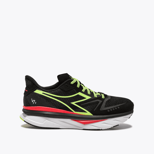 DIADORA ATOMO V7000 2 - D - C0871 BLACK/YELLOW FLUO 7.0