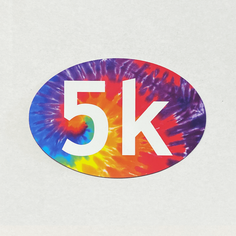 BAY SIX BAYSIX Oval Magnet 5K TIE DYE 2