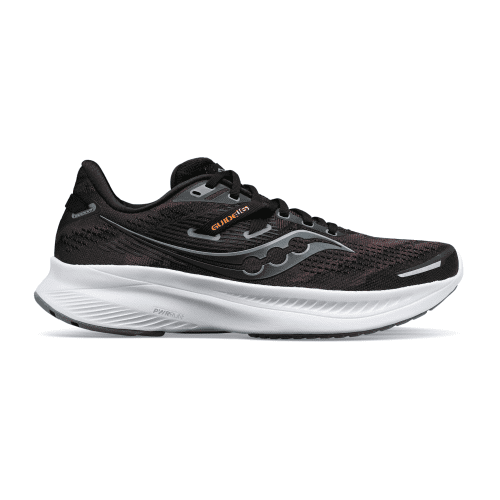 SAUCONY MEN'S GUIDE 16 - D - 05 BLACK/WHITE 7.0