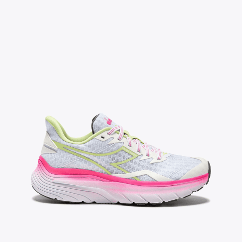 DIADORA WOMEN'S EQUIPE NUCLEO - B - WHITE/PINK FLUO/SHADOW LIME 5.0