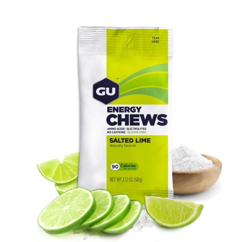 GU SPORTS GU ENERGY CHEWS PACK SALTED LIME