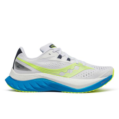 SAUCONY MEN'S ENDORPHIN SPEED 4 - D - 222 WHITE/VIZIBLUE 7.0