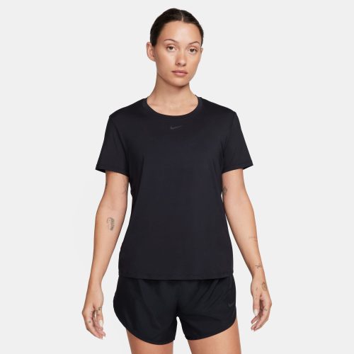 NIKE WOMEN'S ONE CLASSIC SHORT SLEEVE - 010 BLACK/BLACK XS