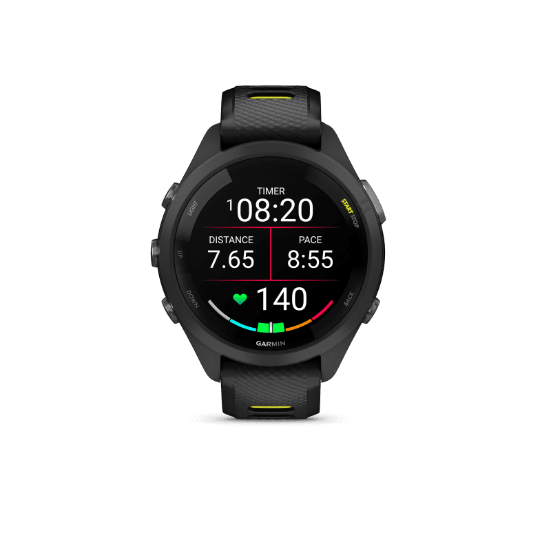 GARMIN FORERUNNER 265S BLACK/AMP YELLOW