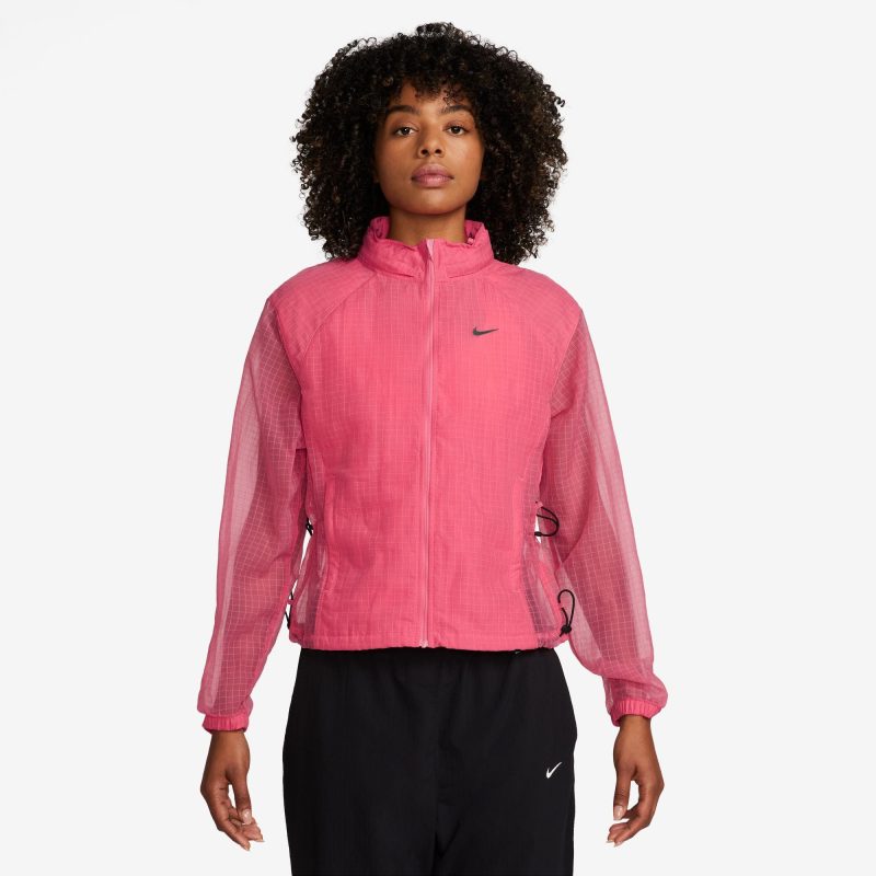 NIKE WOMEN'S RUNNING DIVISION JACKET - 629 ASTER PINK/ASTER PINK XS