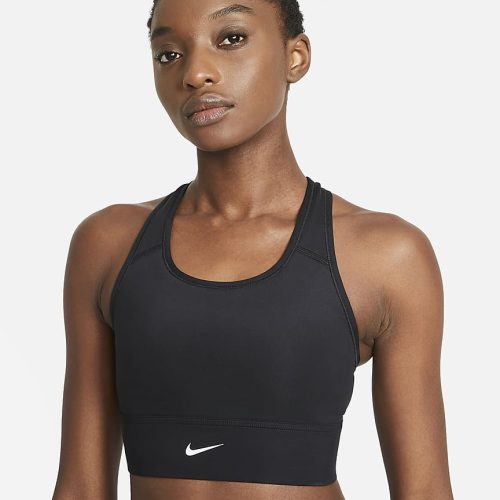 NIKE WOMEN'S LONG LINE BRA CLEARANCE black/white