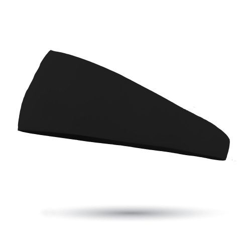 BONDI BAND BONDI BAND 3" TAPERED SOLID WICKING HEADBAND BLACK