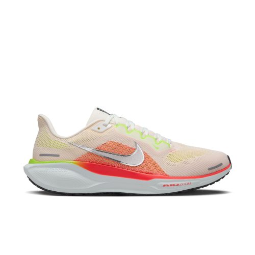 NIKE MEN'S PEGASUS 41 - D - 100 SUMMIT WHITE/CHROME-BRIGHT CRIMSON 7.0