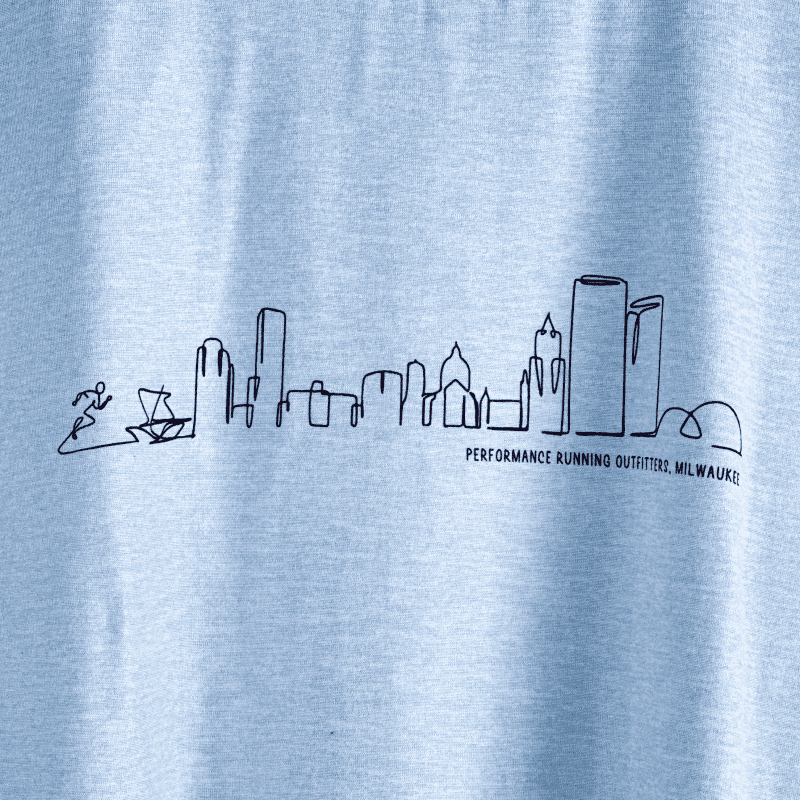 bcff5acdPRO Apparel Mens Skyline ShortSleeveTee LightBlue Closeup