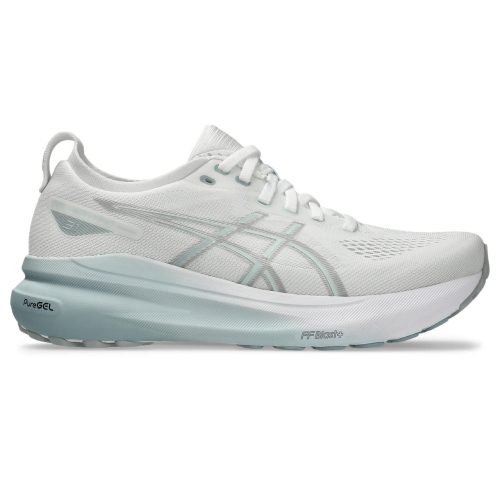 ASICS WOMEN'S KAYANO 31 - B - 100 WHITE/DOLPHIN GREY 5.0