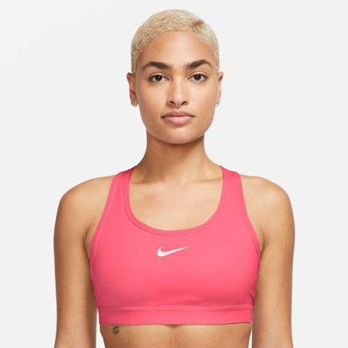 NIKE SWOOSH MEDIUM SUPPORT BRA - 629 ASTER PINK/WHITE XS