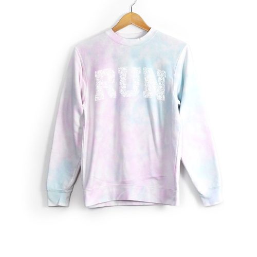 SARAH MARIE DESIGN STUDIO WOMEN'S RUN LACE SWEATSHIRT Tie Dye