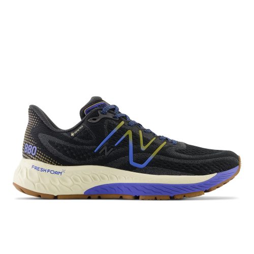 NEW BALANCE WOMEN'S 880 V13 GORETEX - B - Q13 BLACK/MARINE BLUE 5.0